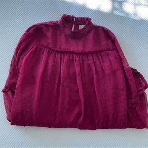 Plum blouse